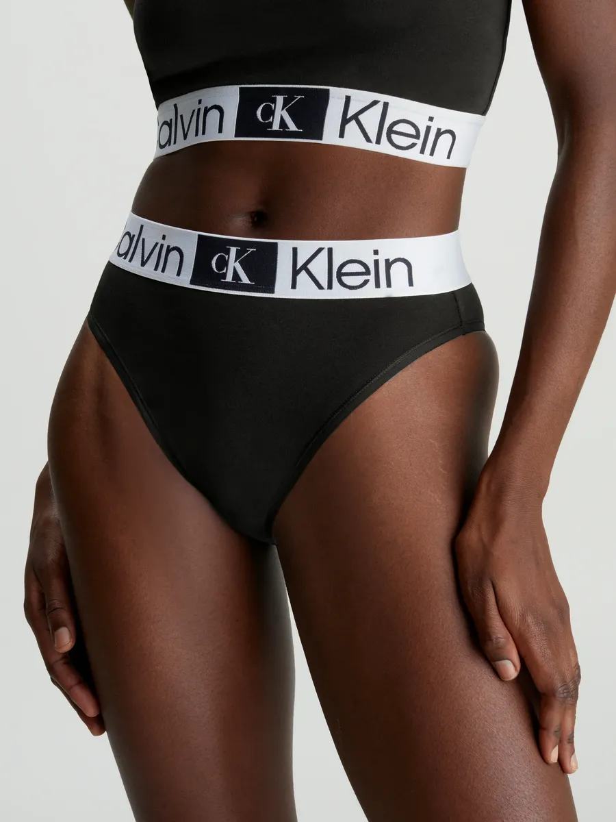 

Трусики Calvin Klein Underwear "TANGA", с поясом с логотипом, черный