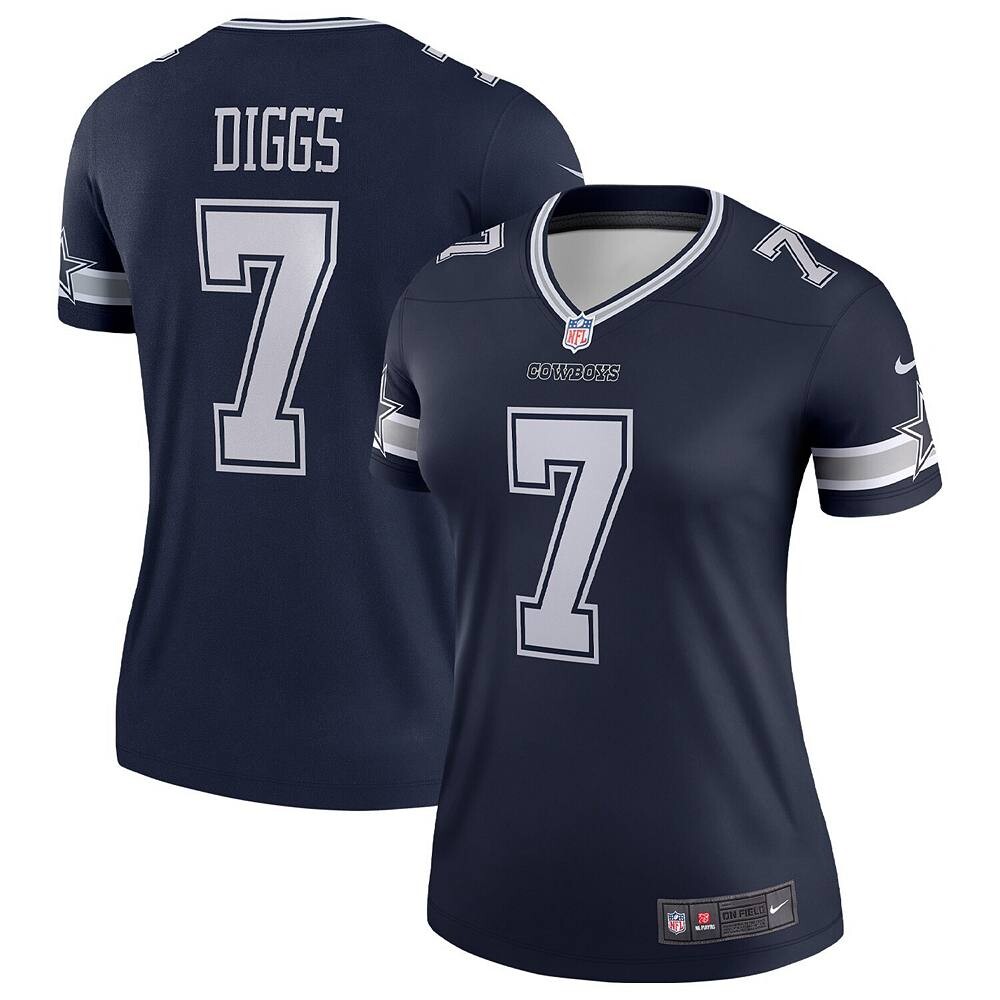 

Женская темно-синяя майка Nike Trevon Diggs Dallas Cowboys Legend, цвет Cow Navy