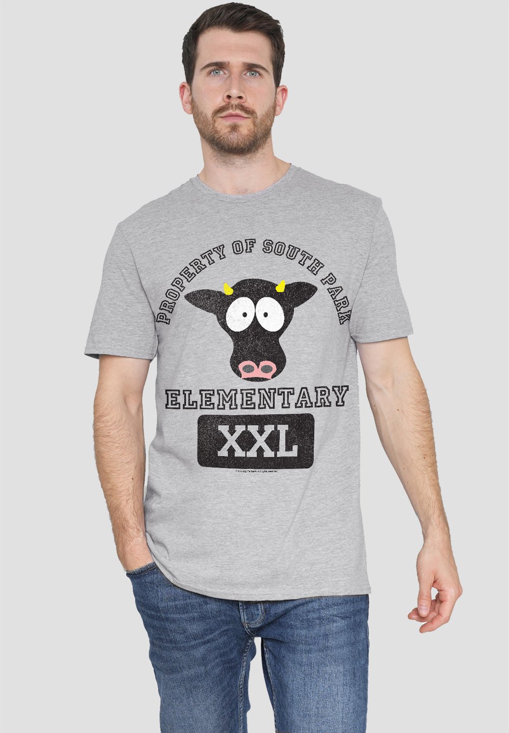 

Футболка с принтом SOUTH PARK COWS Cotton Soul, серый