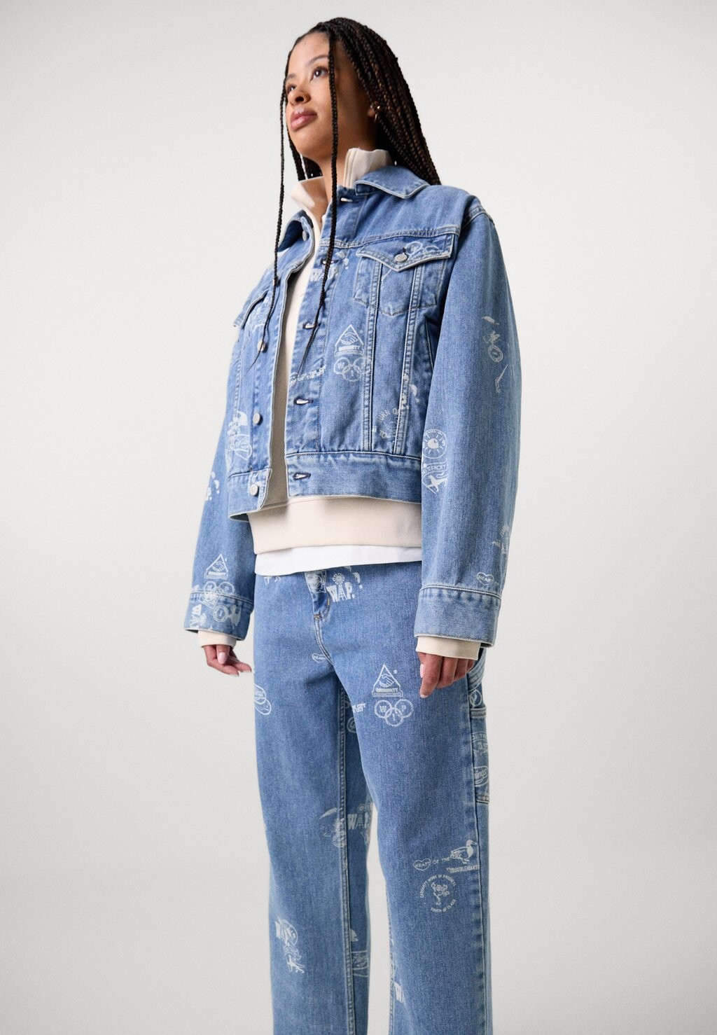 

Джинсы прямого кроя Stamp Pant Carhartt WIP, синие