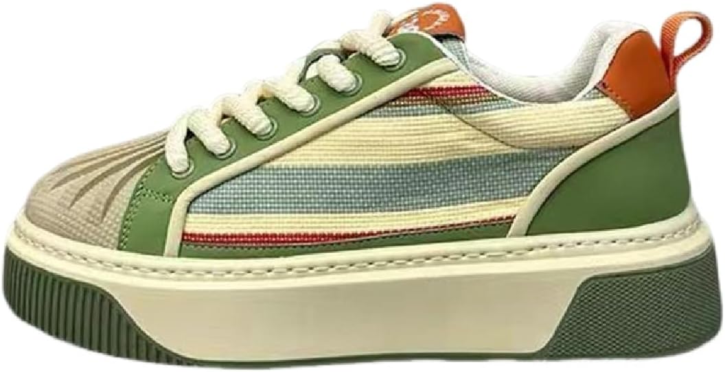 

Легкие дышащие мужские кроссовки Lexamen на шнуровке без застежки, с противоскользящей подошвой, низкие, для повседневной носки и путешествий, зеленый