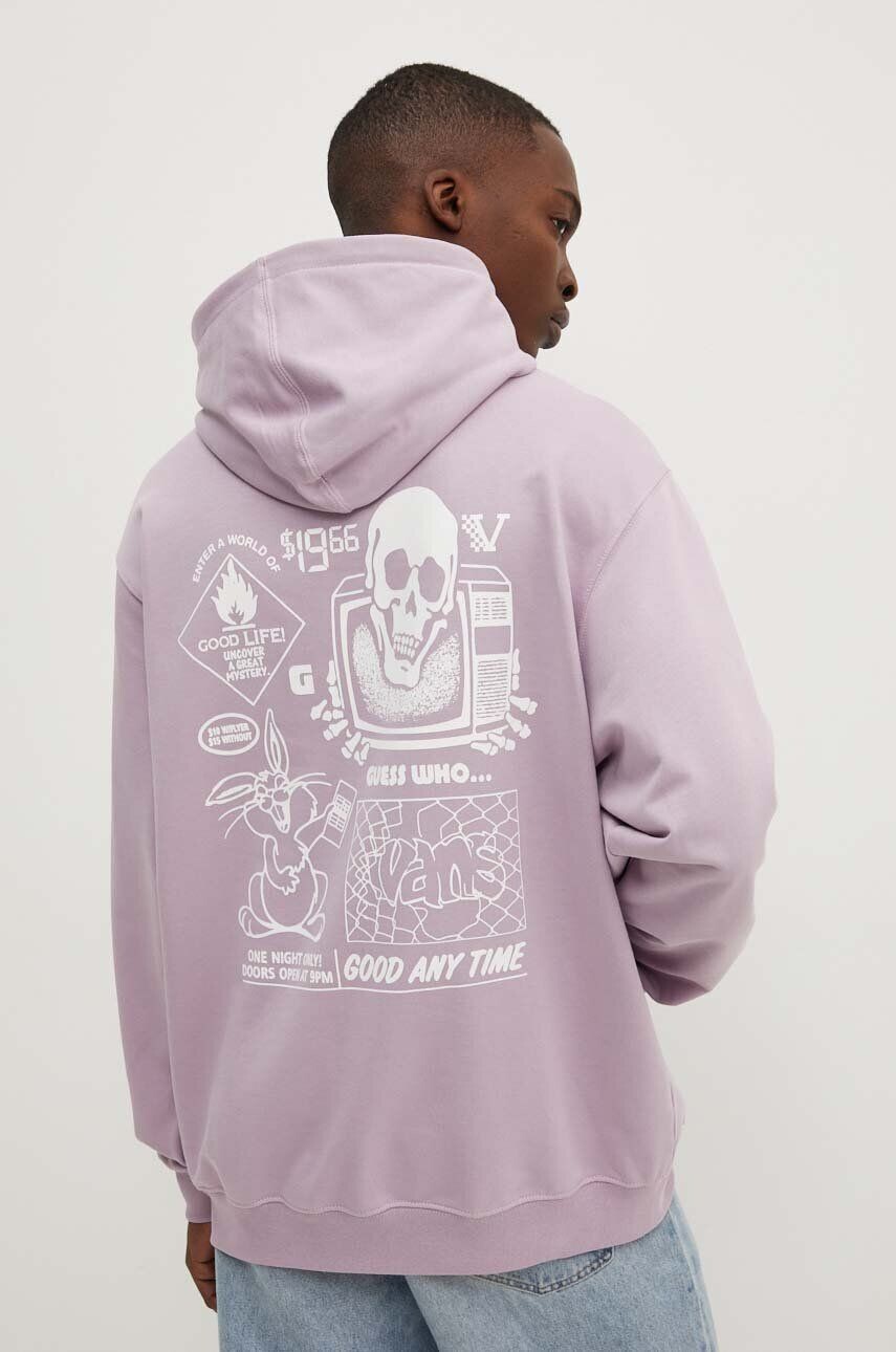 

Толстовка Vans из хлопка, фиолетовый