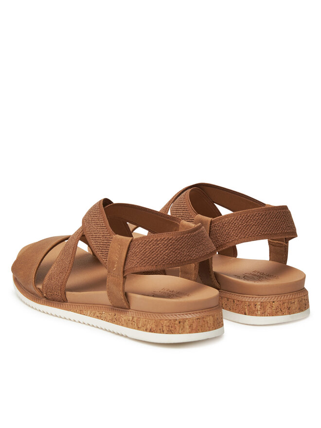 Сандалии BOBS Desert Kiss Low 114705/CSNT Skechers, коричневый — фото 3