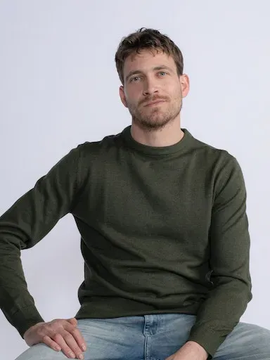 

Свитер с круглым вырезом Petrol Industries "Round Neck Basic", зеленый