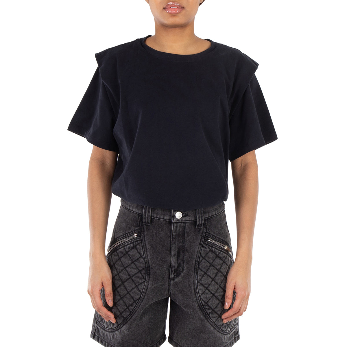 

Футболка Isabel Marant Etoile Zelitos из хлопка, черный