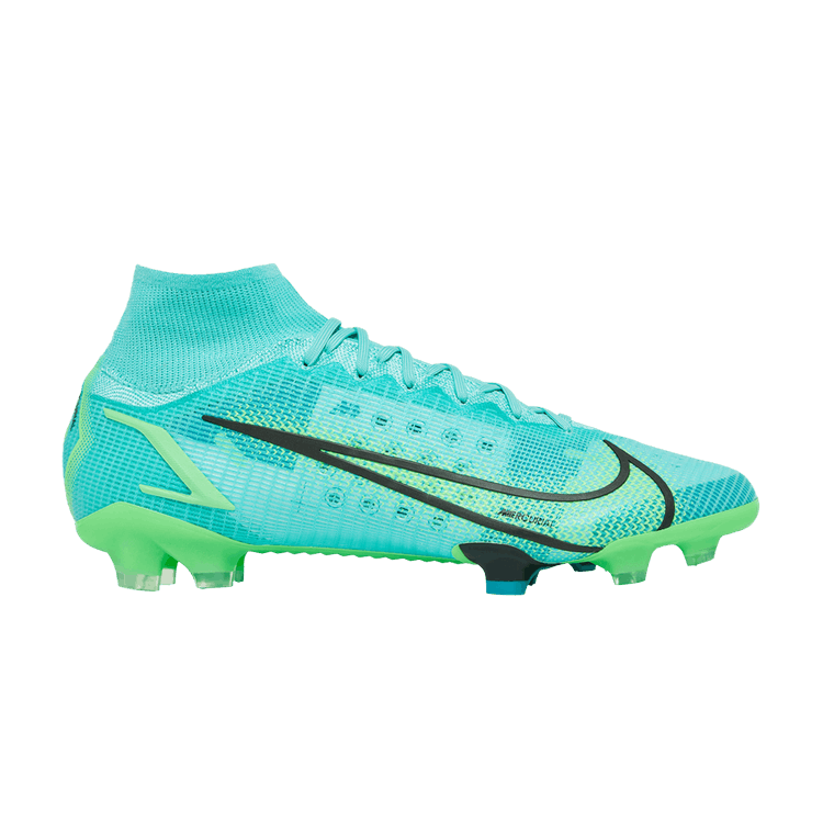 

Бутсы Nike Mercurial Superfly 8 Elite FG 'Dynamic Turquoise Lime Glow', синий