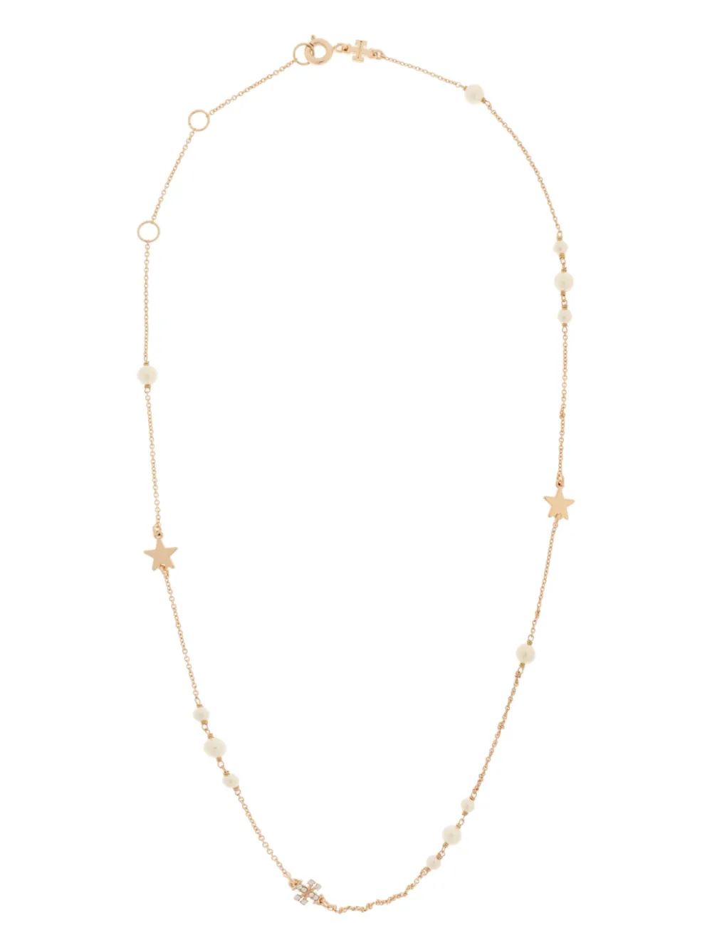 

Ожерелье Moondance с искусственным жемчугом Tory Burch, золотистый