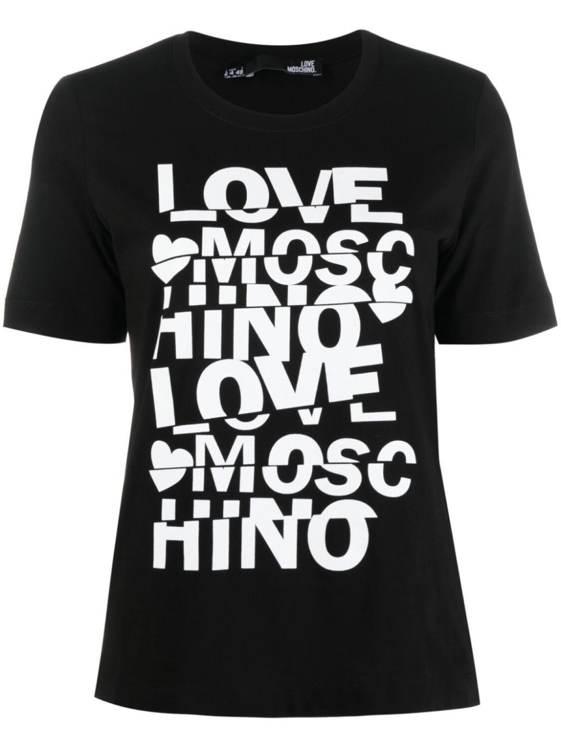 

Love Moschino футболка с логотипом, черный