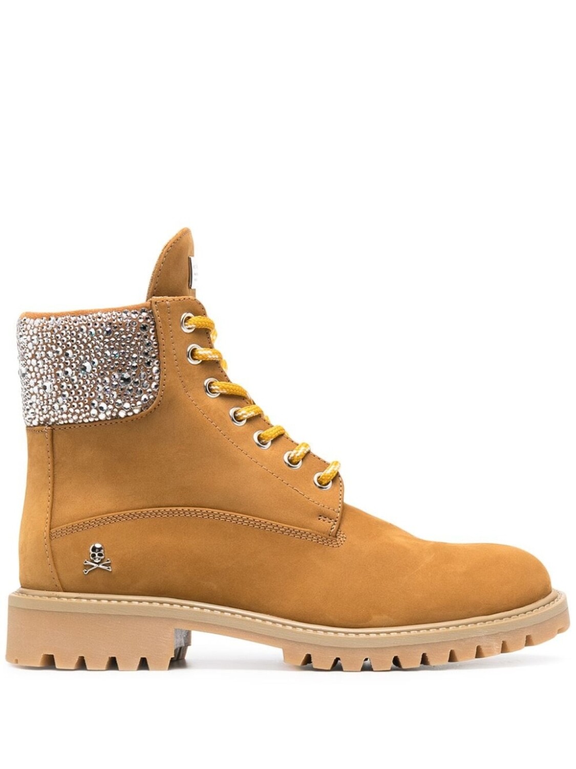 

Philipp Plein ботинки с кристаллами, нейтральный цвет