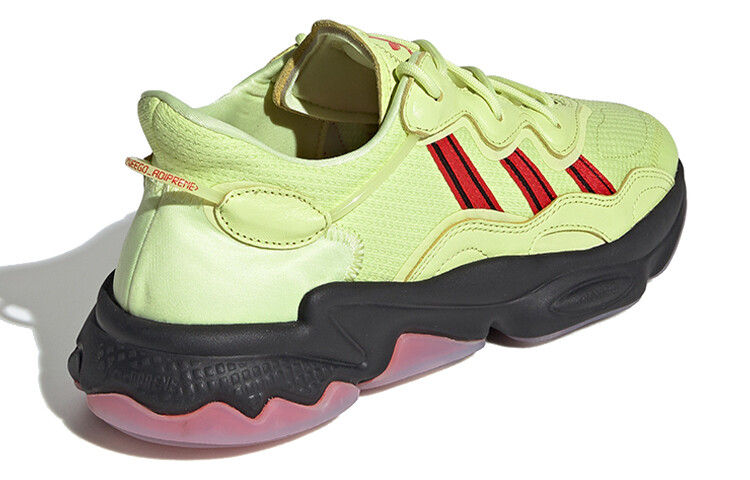 Кроссовки Ozweego Chunky для мужчин с низким верхом, желтые/красные/черные Adidas Originals — фото 4