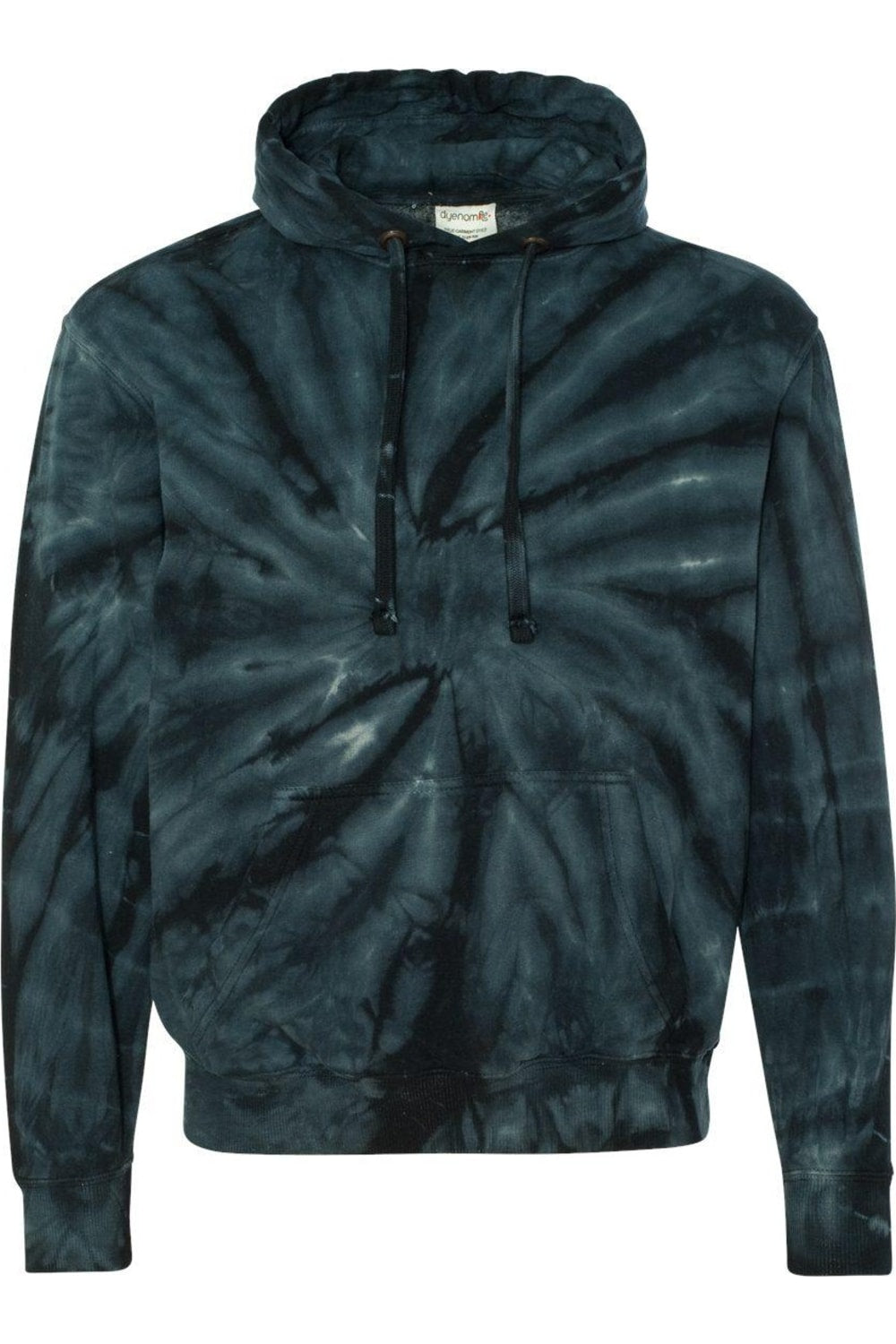 

Толстовка с капюшоном Dyenomite Cyclone Tie-Dyed, черный
