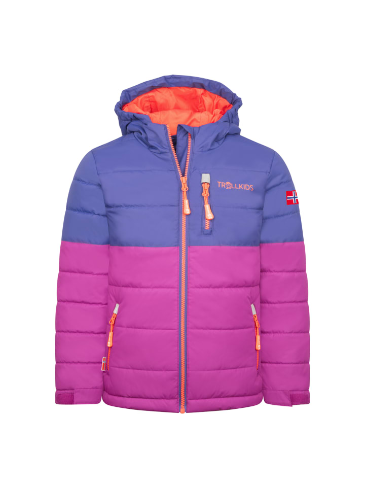 

Куртка для лыж/сноуборда Hemsedal темно-фиолетового цвета Trollkids
