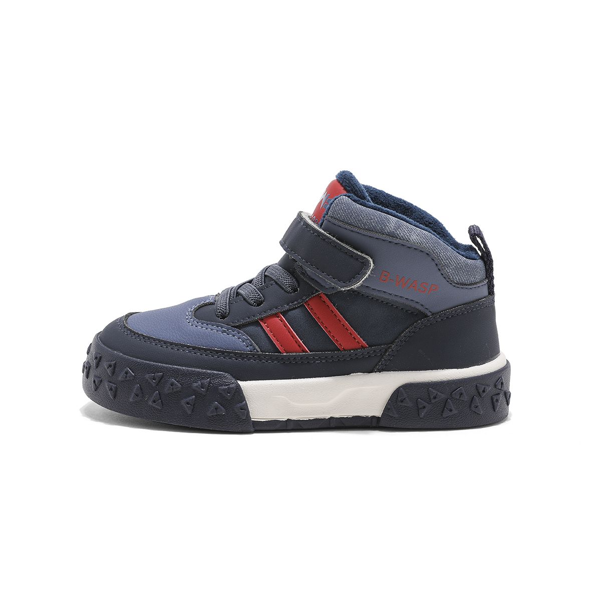 

Износостойкие амортизирующие теплые детские кроссовки средней высоты для повседневной носки BIG WASP, синий