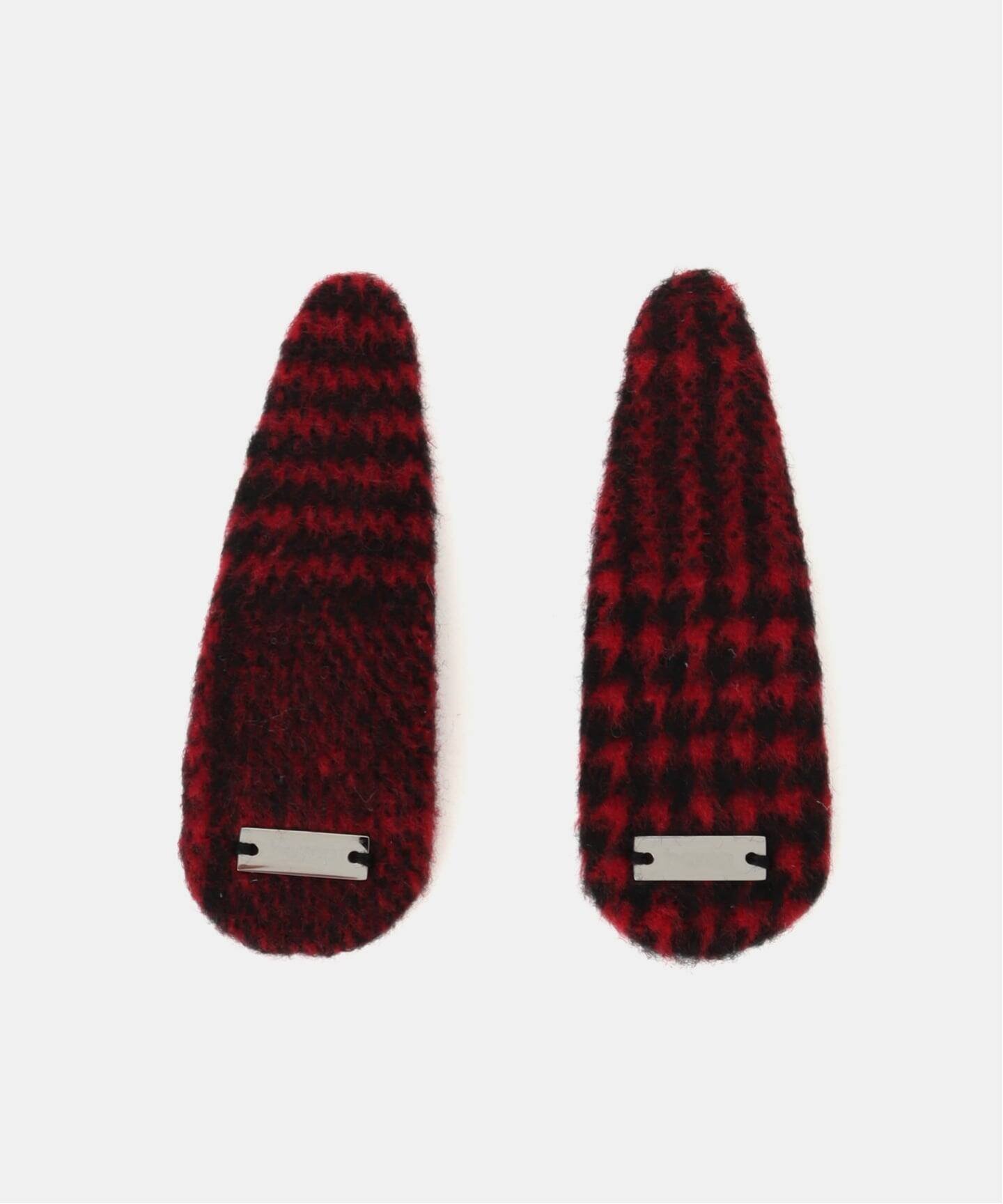 Заколки для волос в клетку heyep Grise, Red