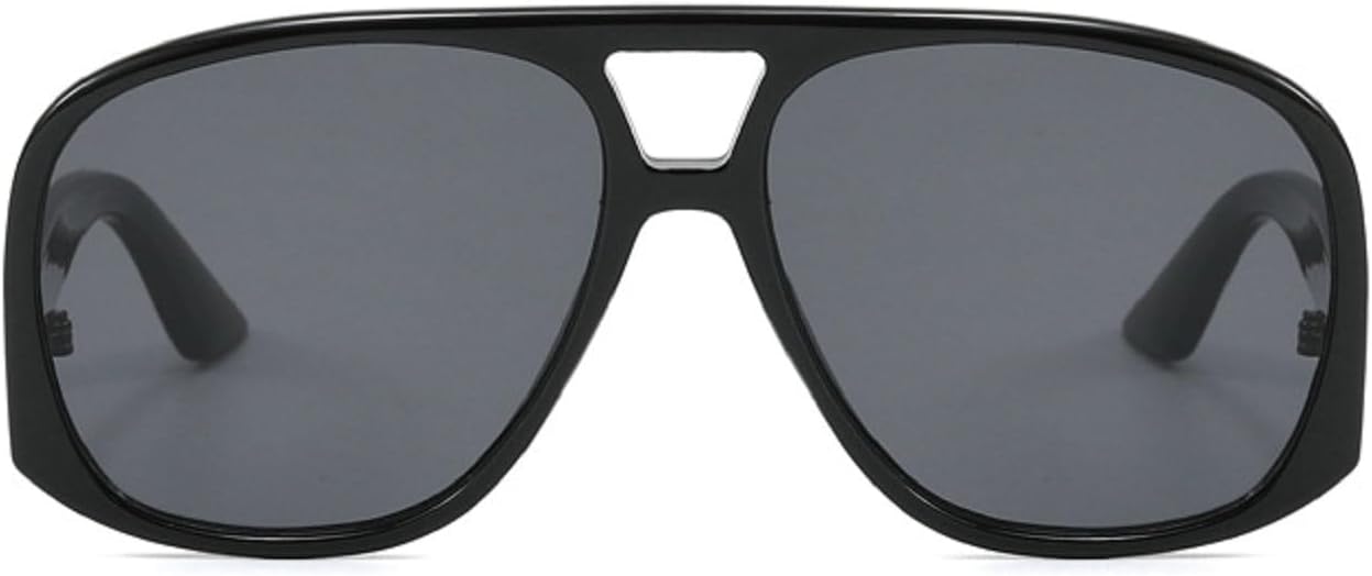 

Большие женские солнцезащитные очки-пилот, модные градиентные оттенки, защита от УФ-излучения UV400; мужские модные зеленые и розовые солнцезащитные очки 6201 Melrose, Black