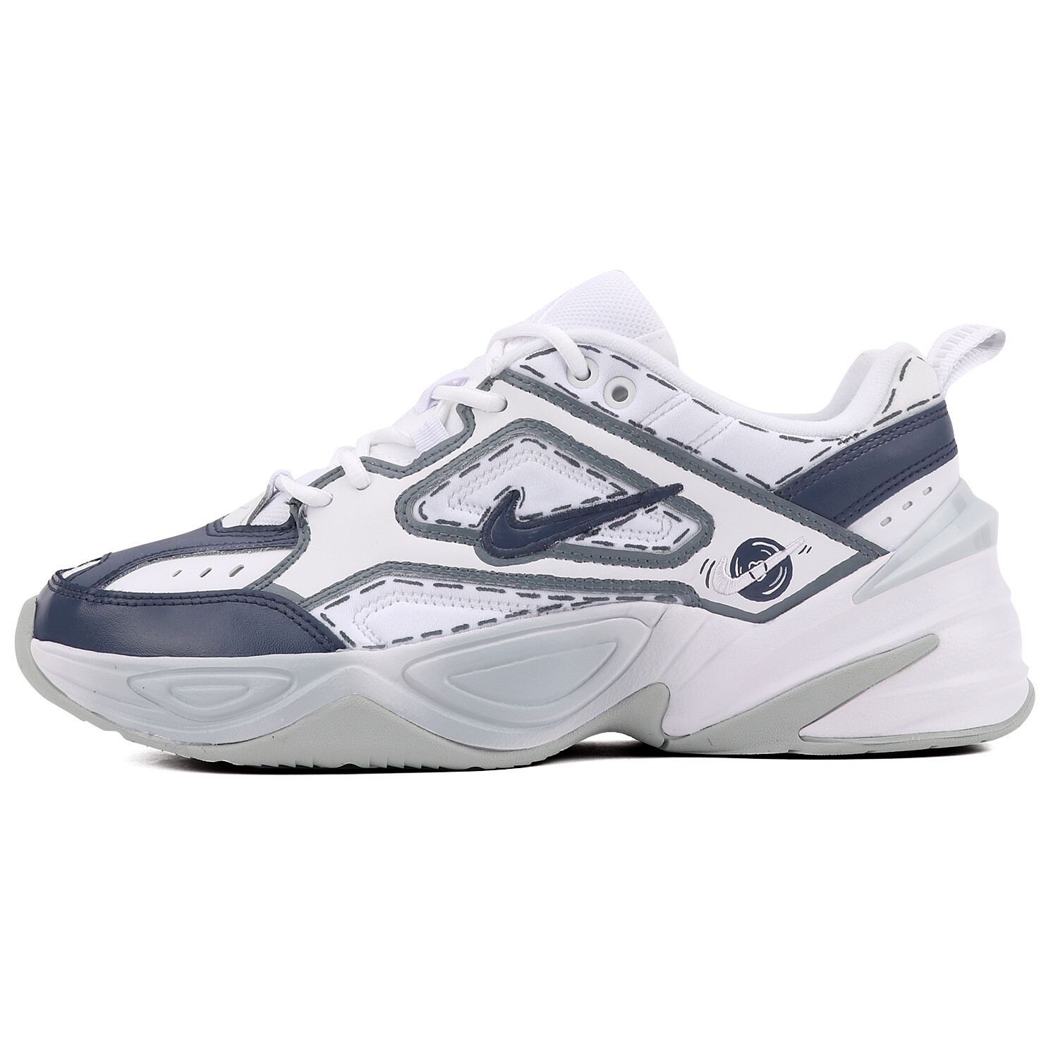

Кроссовки Nike M2K Chunky Sneakers Unisex Low-top Blue/white, зеленый