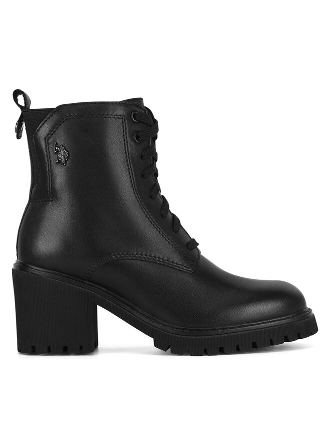 Ботильоны на блочном каблуке U.S. Polo Assn., черный