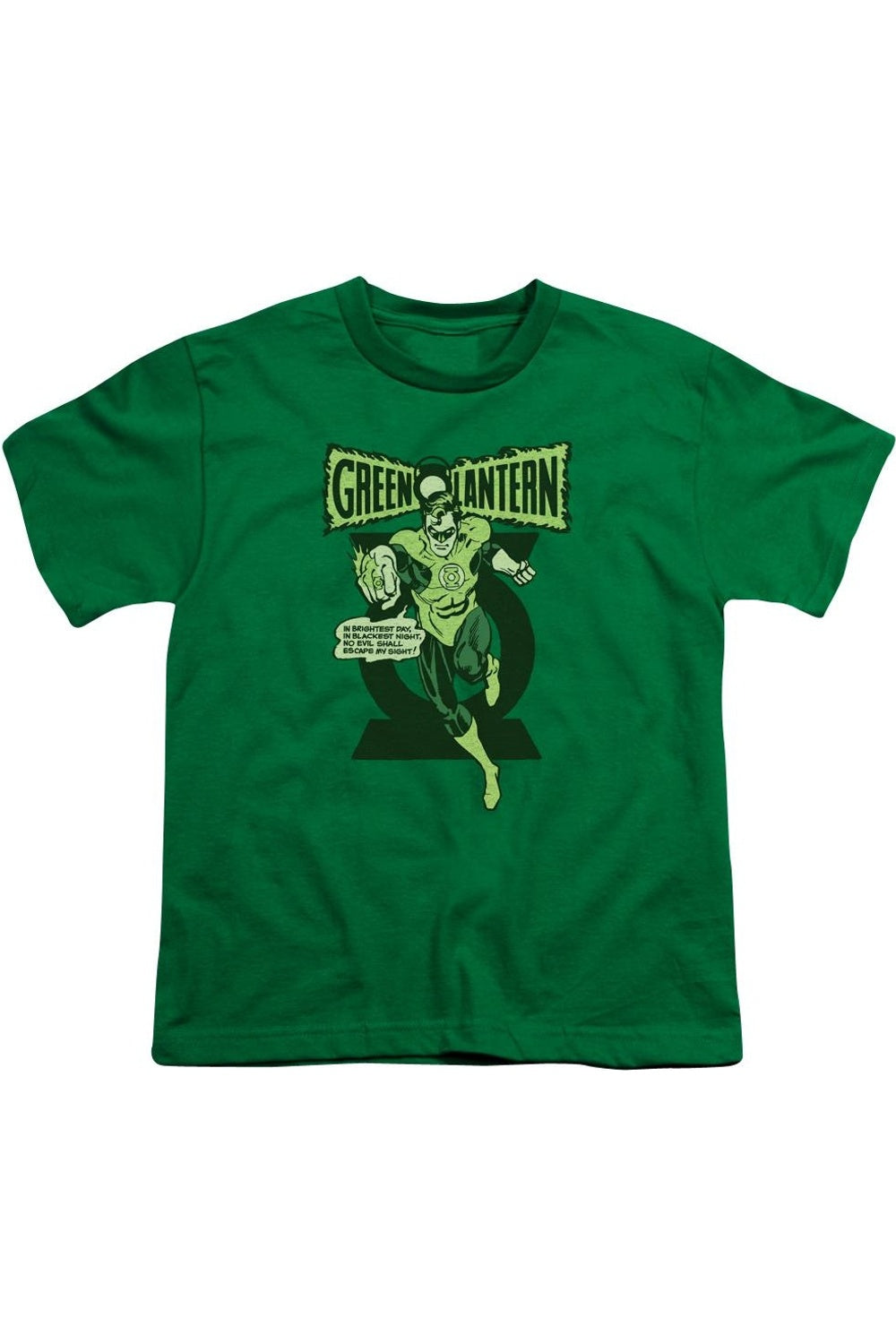 

Футболка с клятвой Green Lantern Retro для детей Gildan