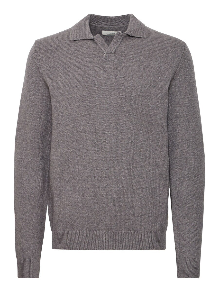 

Свитер с v-образным вырезом Casual Friday Sweater Karl, базальтовый серый