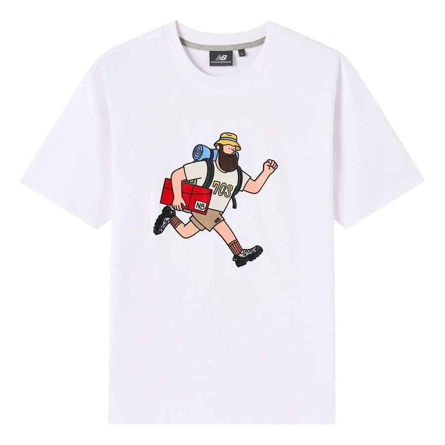 

Футболка New Balance x JHI Classic Graphic Printed T-Shirt 'White', белый