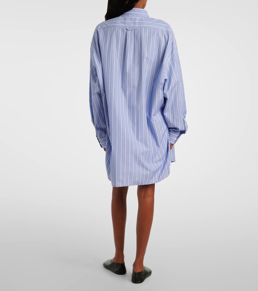 Полосатый комбинезон из хлопкового поплина Maison Margiela, Blue Stripe — фото 3