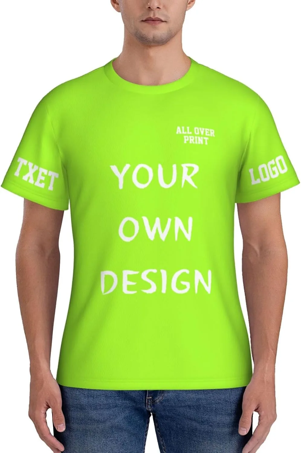 

Футболка с принтом и логотипом