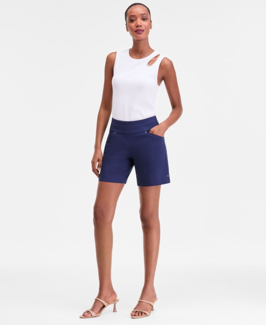 

Женские шорты из бенгалина INC International Concepts, Indigo Sea