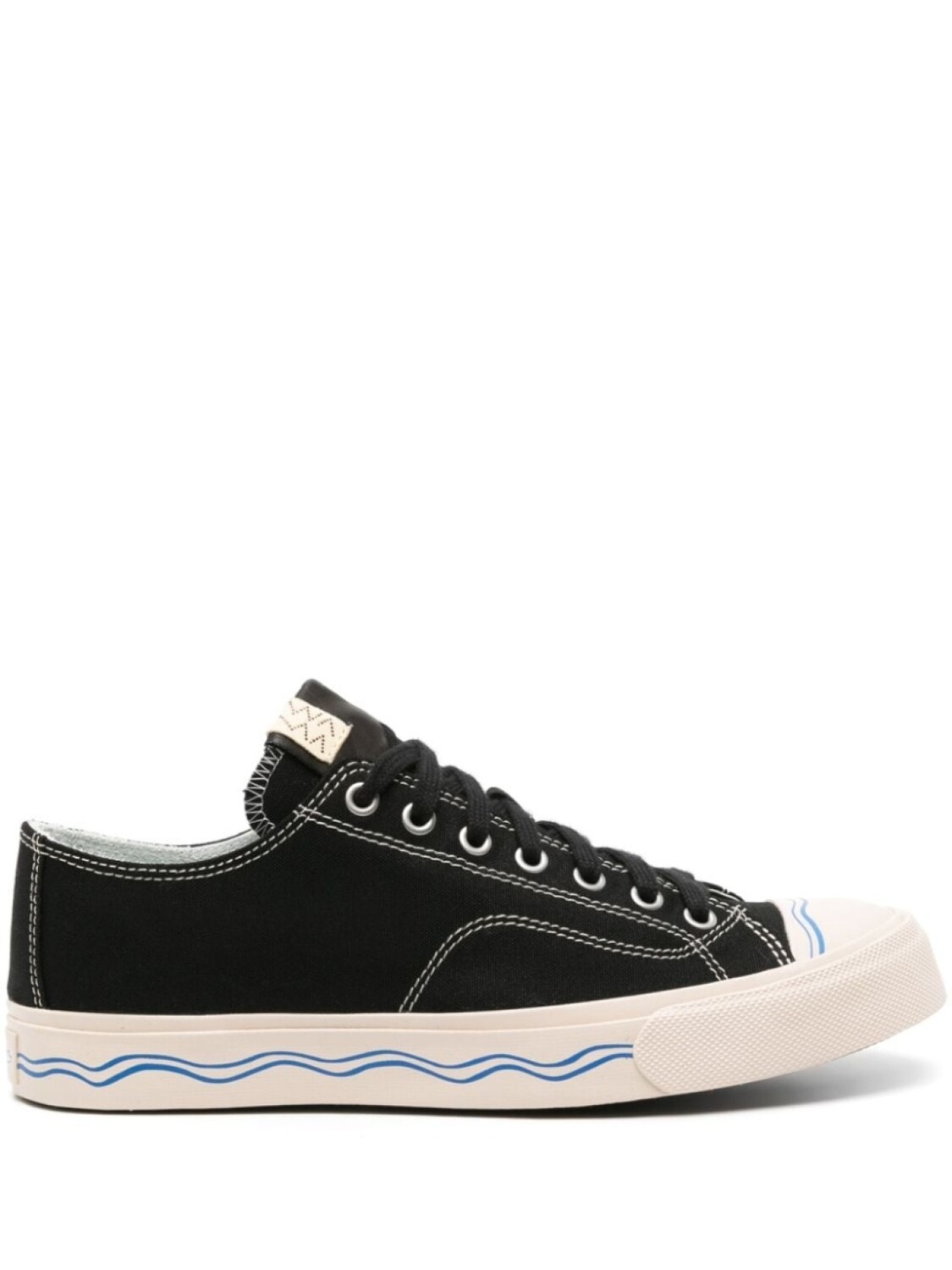

visvim кеды Skagway Lo из канваса, черный