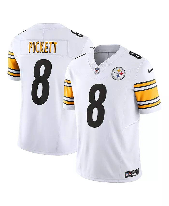 

Мужская лимитированная джерси Kenny Pickett Pittsburgh Steelers Vapor F.U.S.E Nike, белый