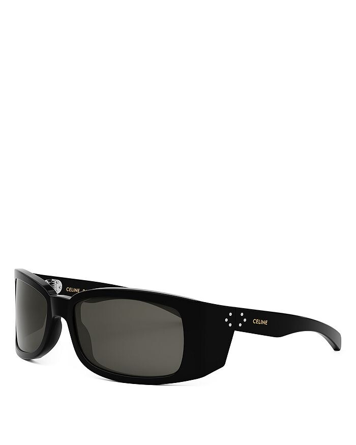 

Солнцезащитные очки-маска CELINE Bold 3 Dots, 62 мм, черный