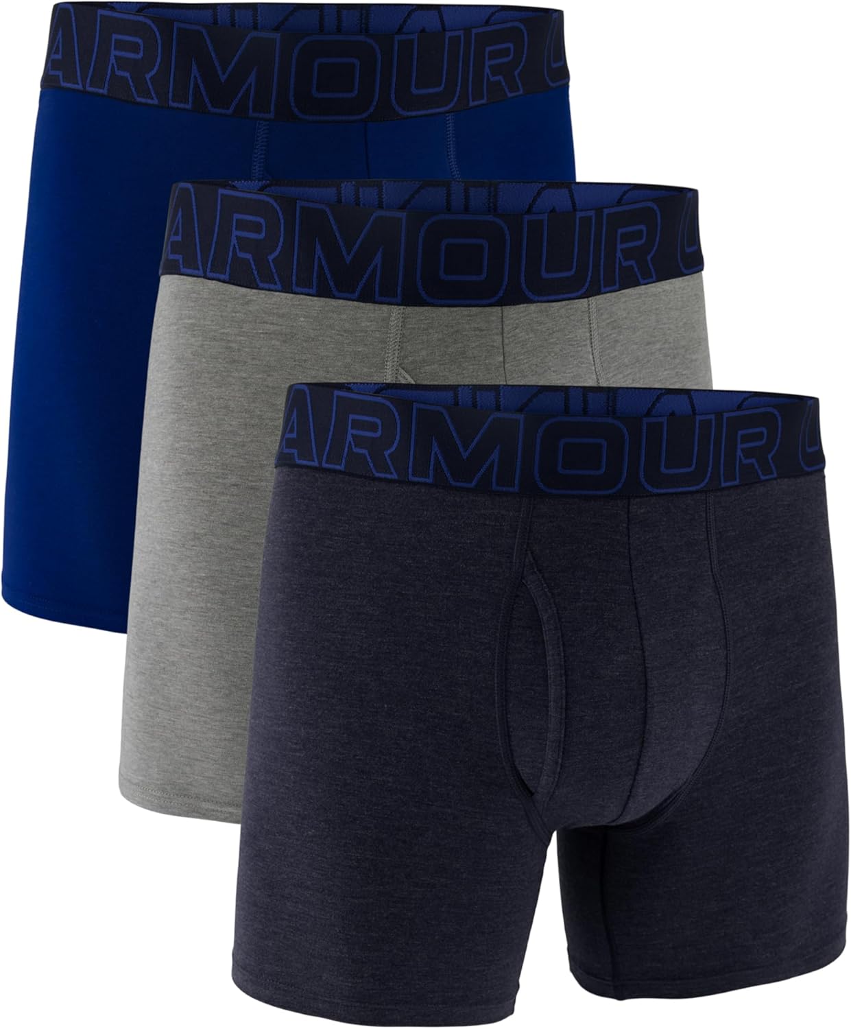 

Мужские боксеры Under Armour Charged Cotton 6-inch Boxerjock, 3 шт, Midnight Navy - Core