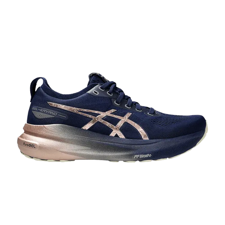 Кроссовки ASICS Wmns Gel Kayano 31 Platinum Blue Expanse Rose Gold, синий