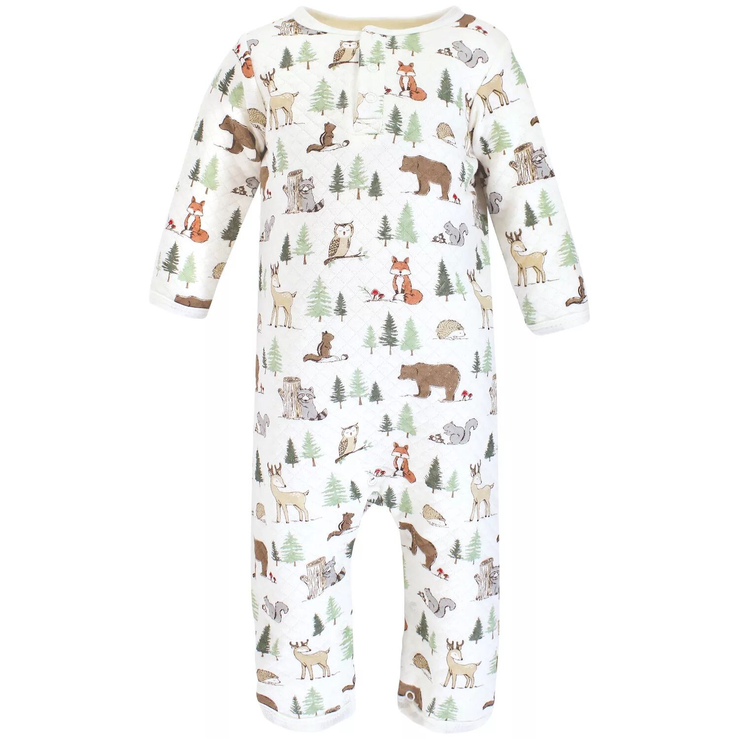 Стеганый комбинезон премиум-класса для мальчиков Hudson Baby Infant Boy, Forest Animals Hudson Baby — фото 2