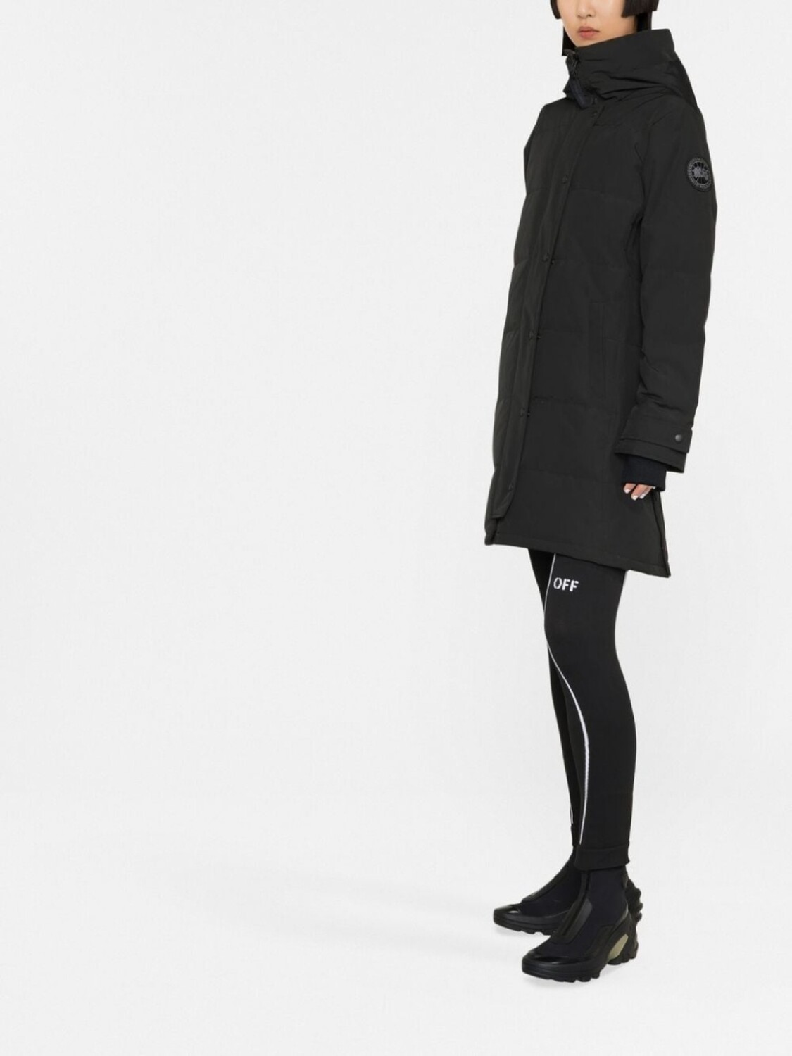 Canada Goose парка Shelbourne Reset, черный — фото 4