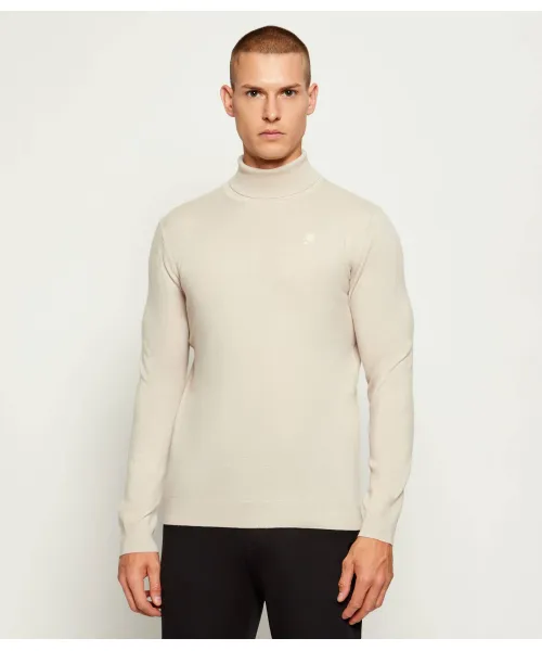 

Шерстяная водолазка Regular fit Karl Lagerfeld, бежевый