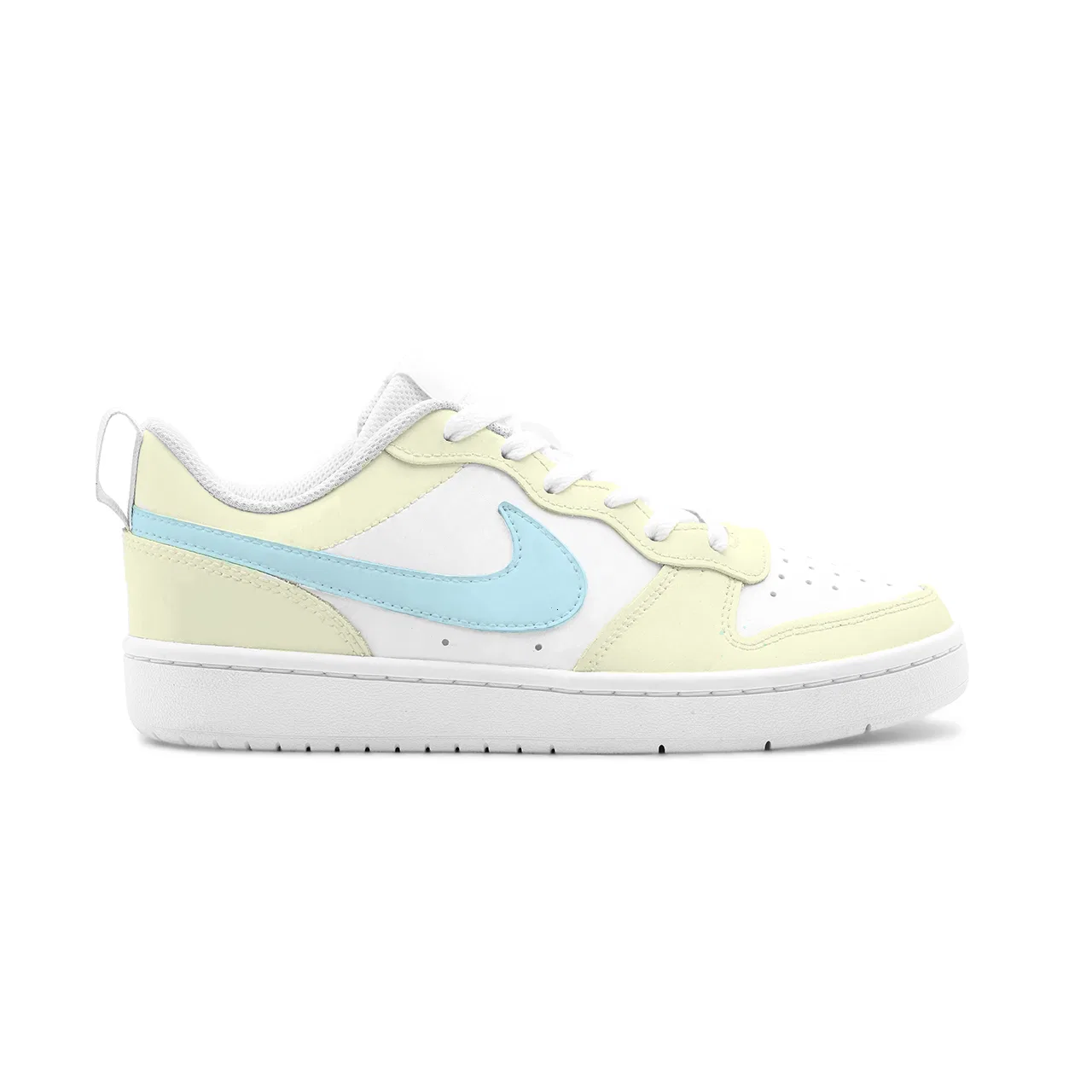 Кроссовки для скейтбординга Nike Court Borough Kids Light Yellow — фото 3
