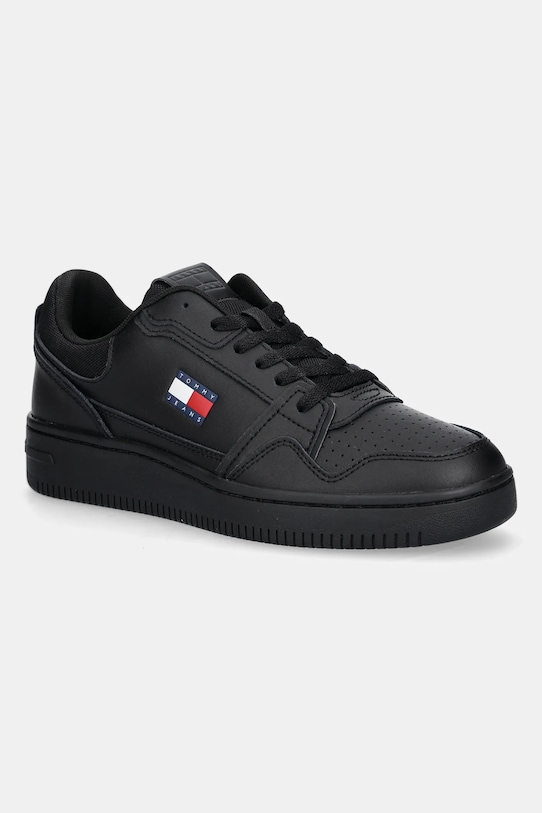 

Кожаные кроссовки TJM RETRO BASKET Tommy Jeans, черный