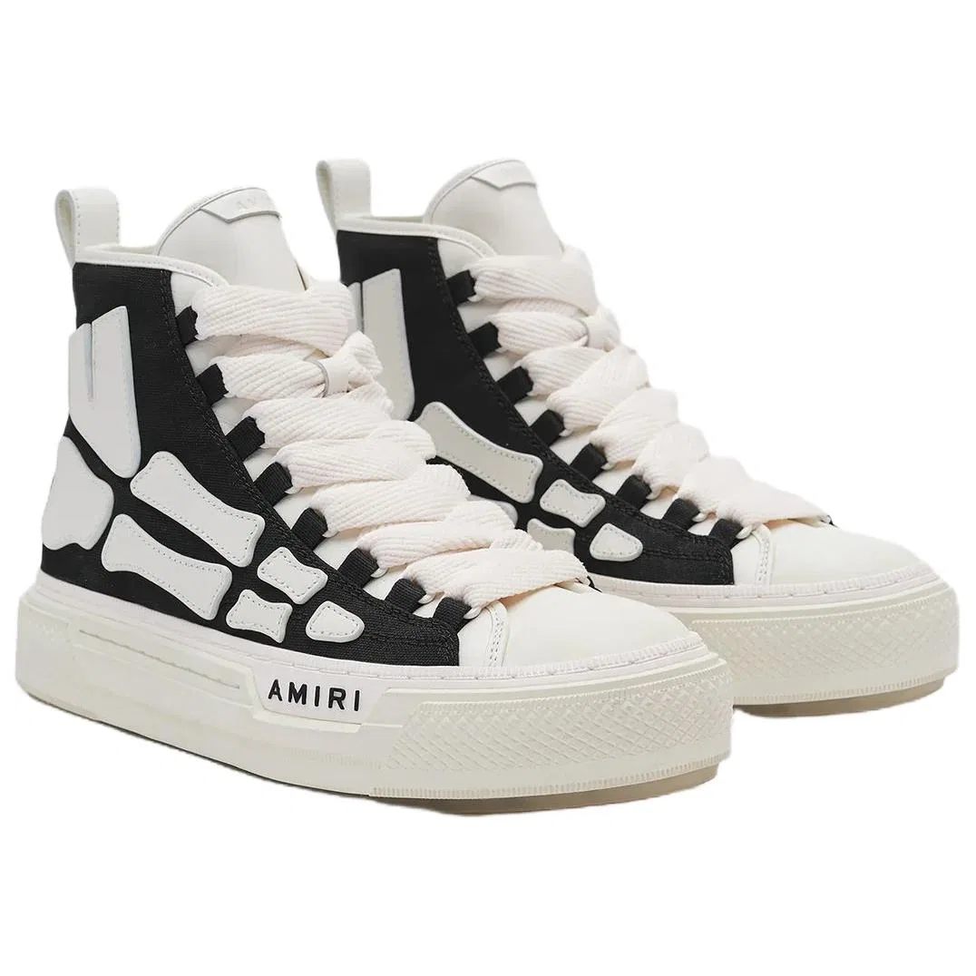 Кеды высокие AMIRI Black White — фото 4