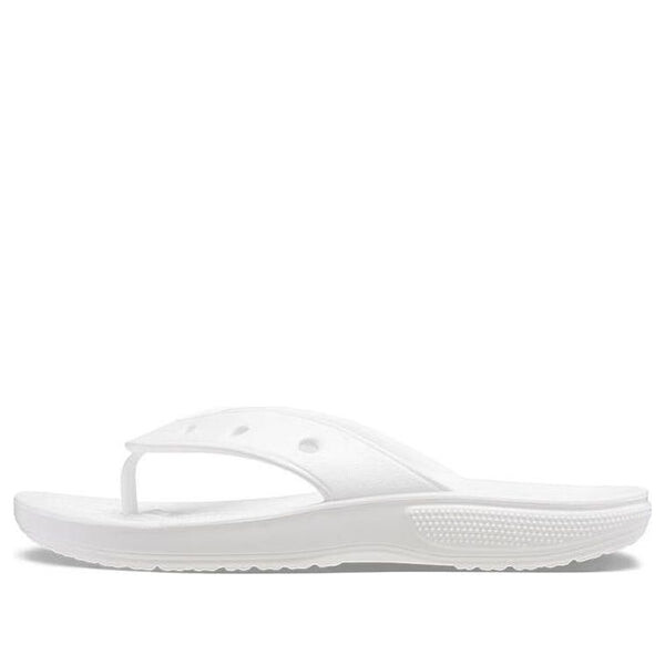 

Тапочки classic flip casual flip-flops white Crocs, белый