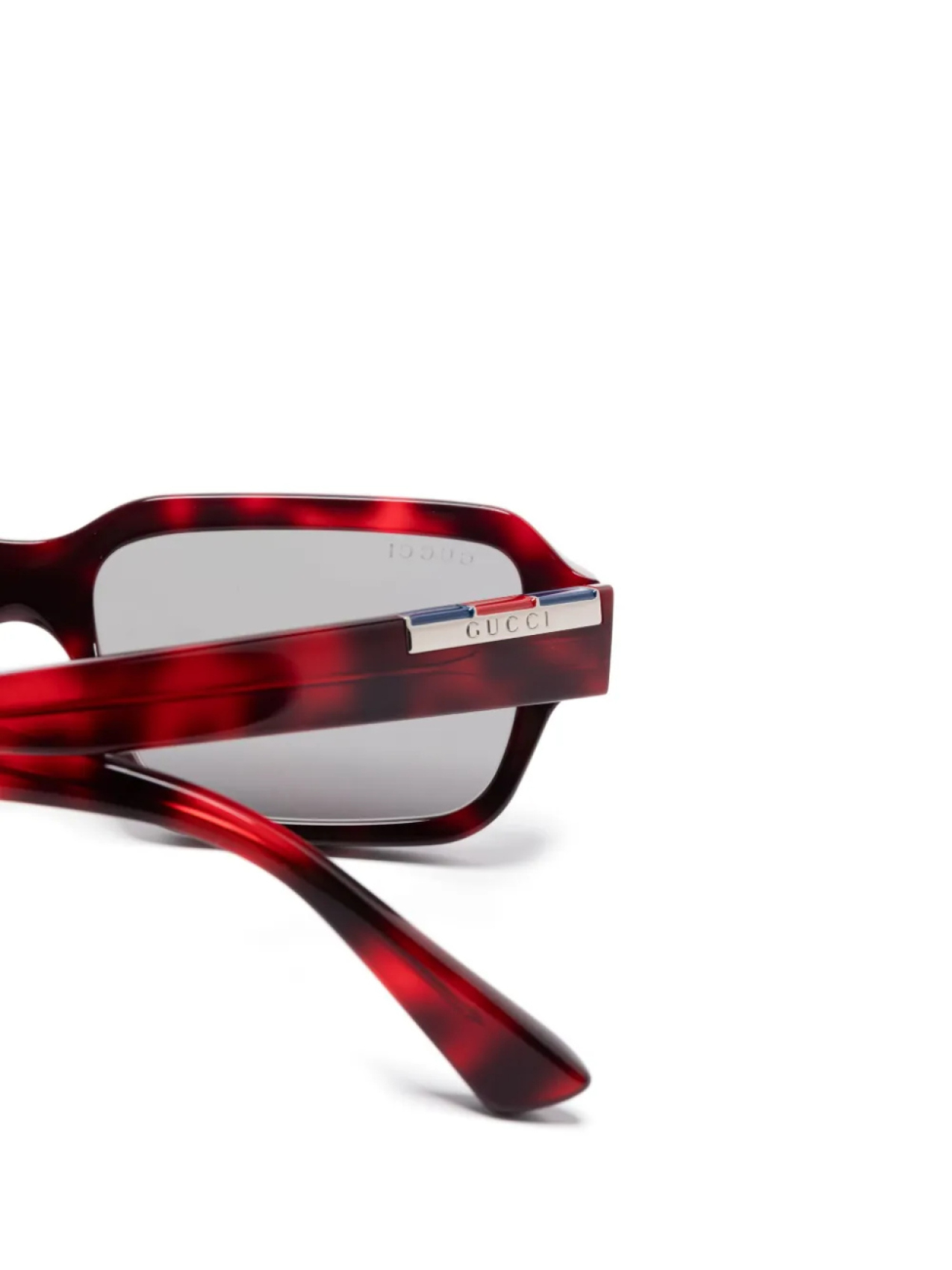 Солнцезащитные очки в оправе черепаховой расцветки Gucci Eyewear, коричневый — фото 3