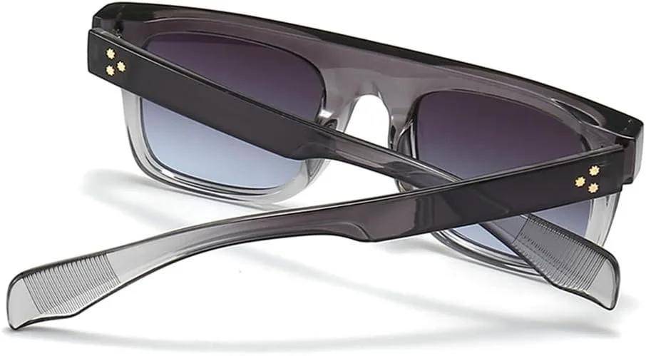 

Панк-солнцезащитные очки UV400 с градиентным покрытием и заклепками для женщин и мужчин, для занятий спортом на открытом воздухе, бега и верховой езды UYPTK, 03