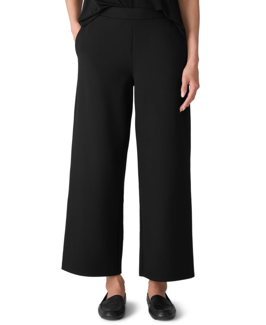 

Женские широкие брюки до щиколотки Eileen Fisher, Black