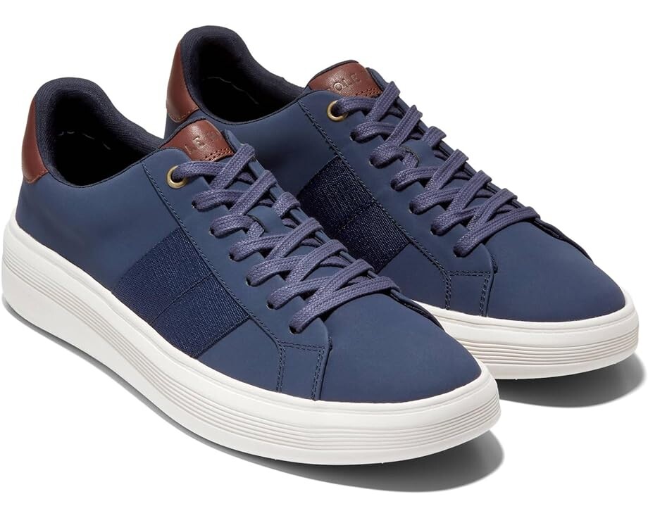 

Кроссовки Cole Haan Grandpro Tennis Sneakers, цвет Marine Blue/Woodbury/Ivory, Серый, Кроссовки Cole Haan Grandpro Tennis Sneakers, цвет Marine Blue/Woodbury/Ivory