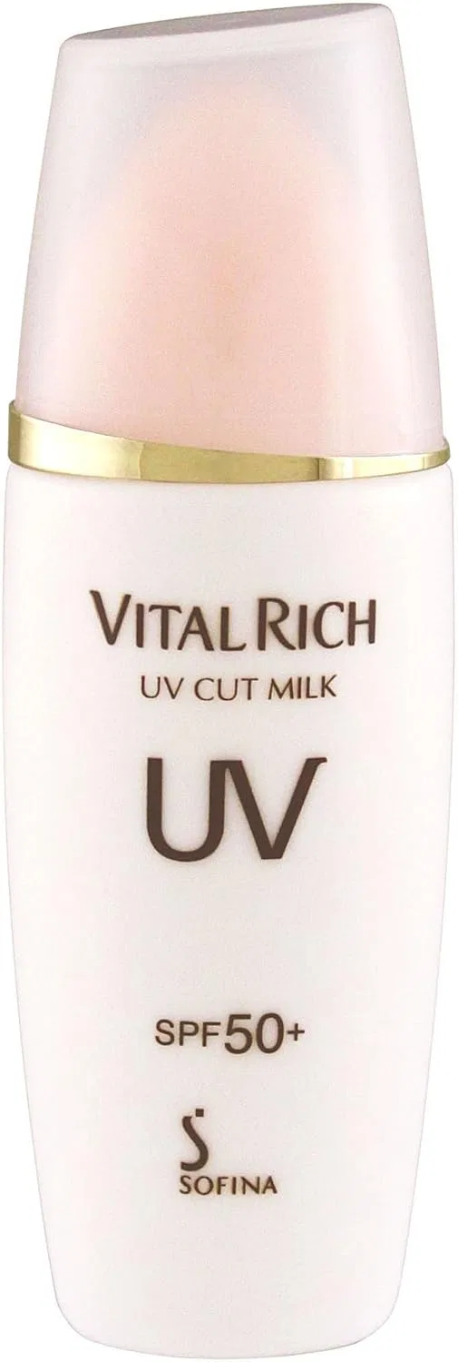 Солнцезащитное молочко Vital Rich UV Protection Milk SPF 50+ PA+++ Sofina 30 мл