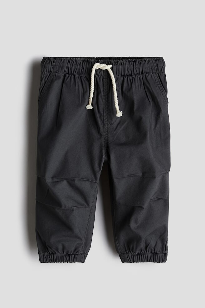 

Спортивные штаны из хлопкового поплина H&M, серый