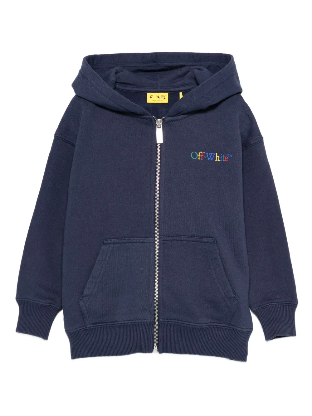 

Толстовка на молнии с принтом «канцелярские принадлежности» OFF-WHITE KIDS, синий