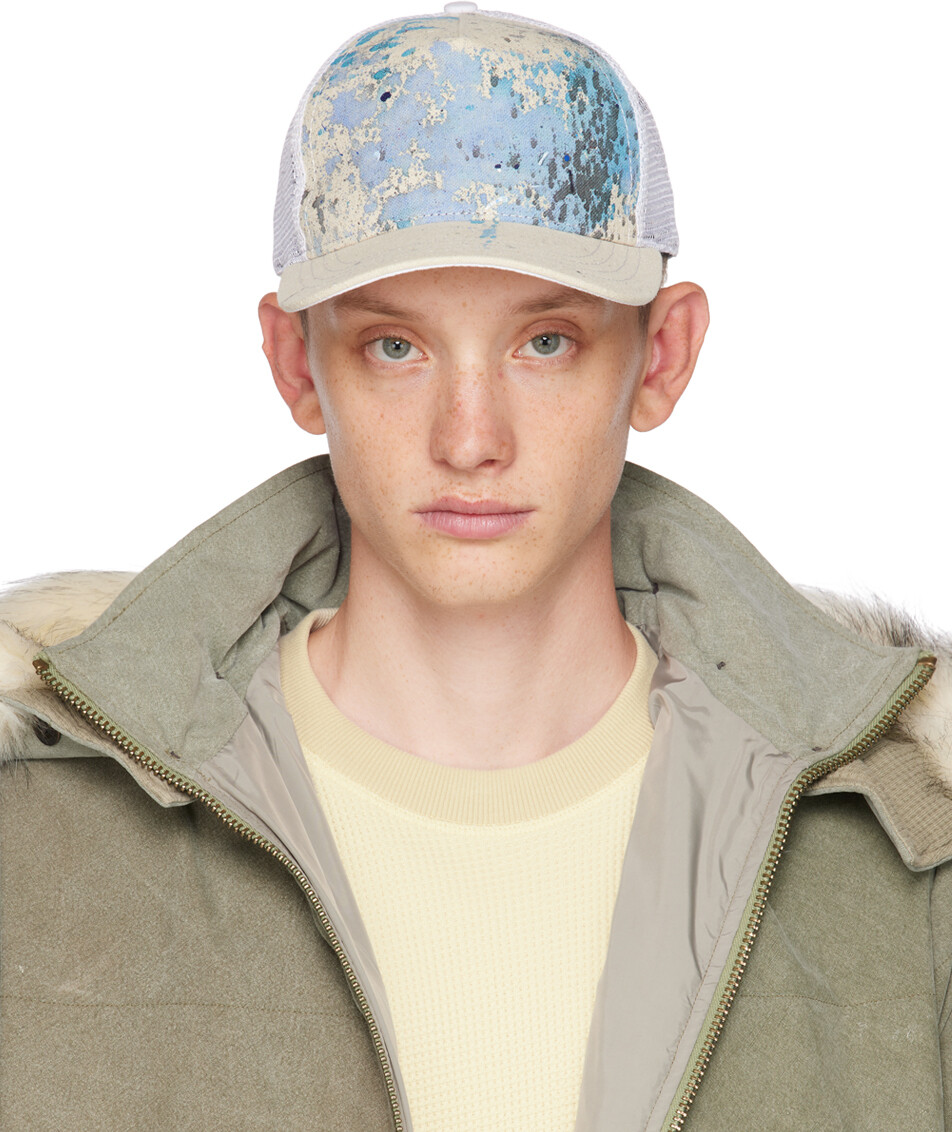 

Кепка Off-White с брызгами краски Greg Lauren