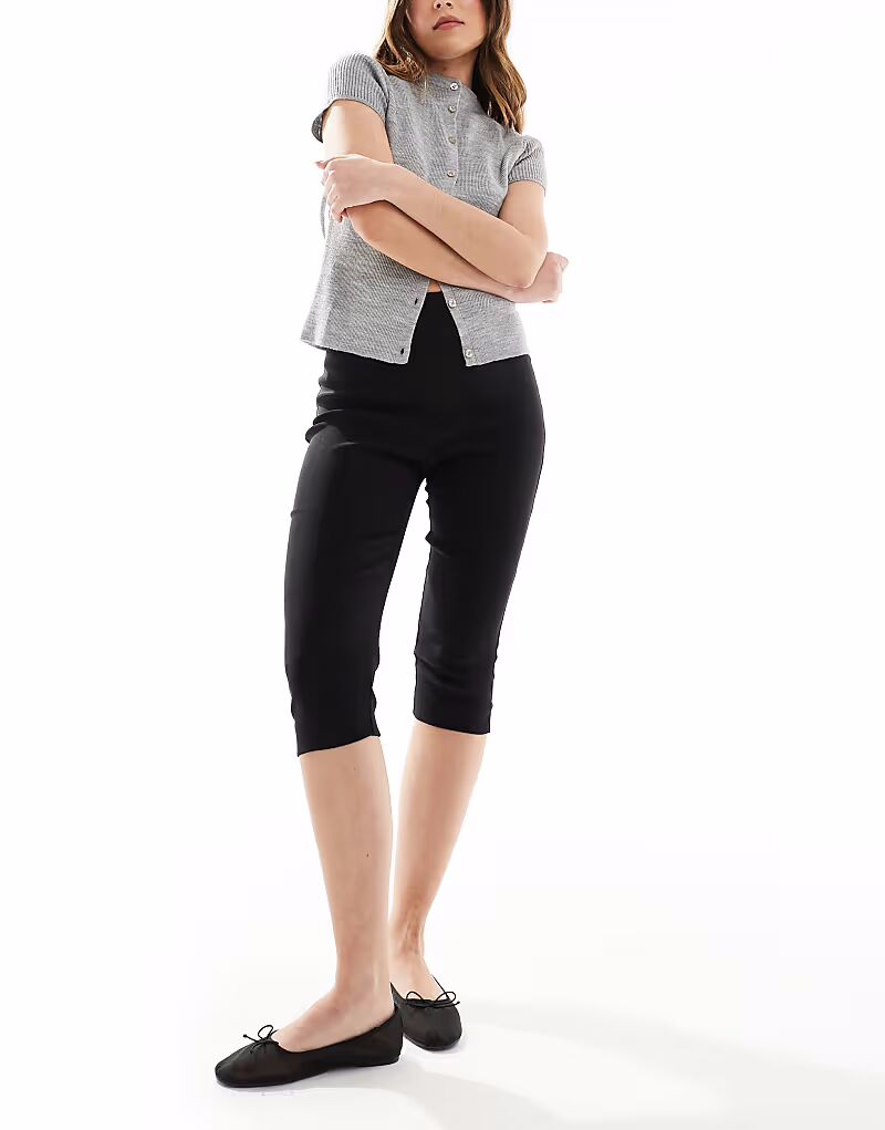 

Леггинсы-капри Miss Selfridge черного цвета