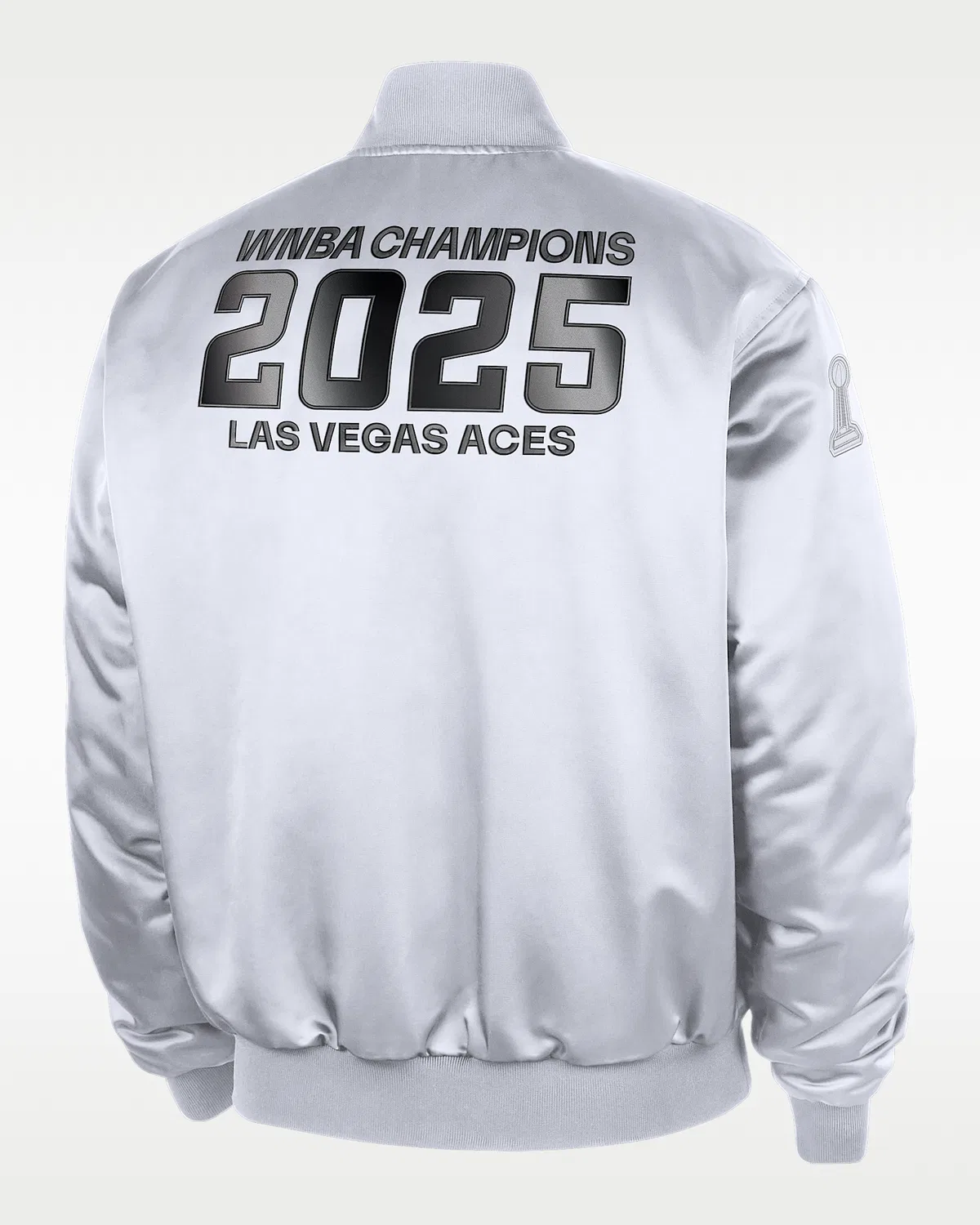Куртка баскетбольная WNBA Game Las Vegas Aces, White/Metallic Silver — фото 2