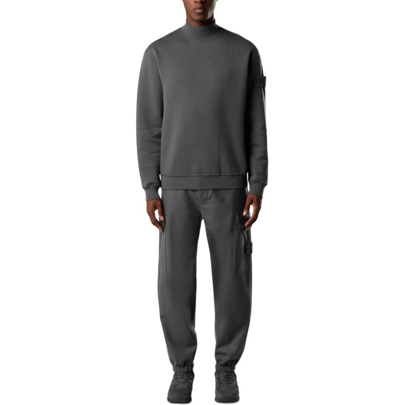 Толстовка Ghost Collection FW25 мужская STONE ISLAND, темно-серый — фото 4